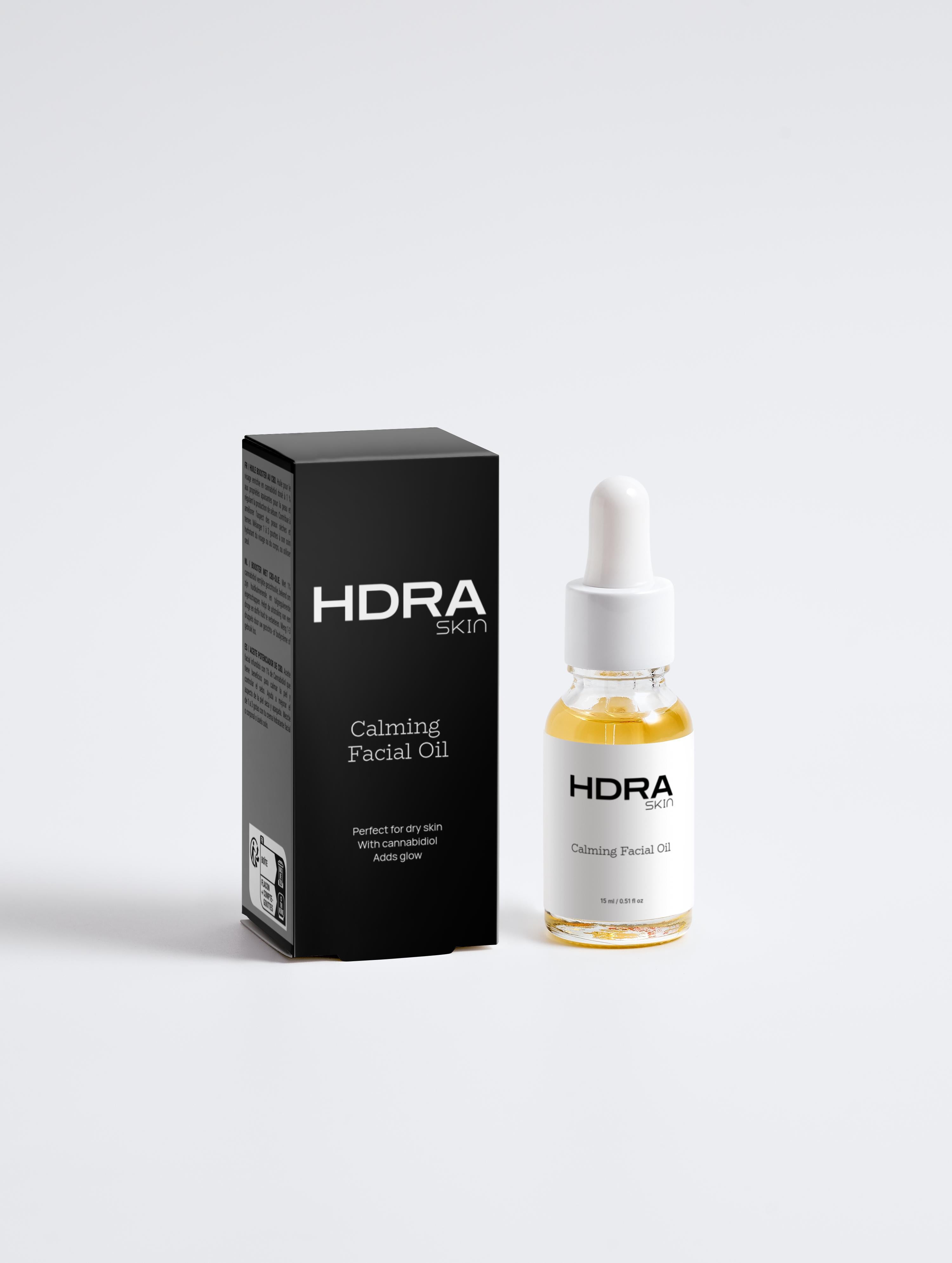 Kojący olejek do twarzy z CBD 1%