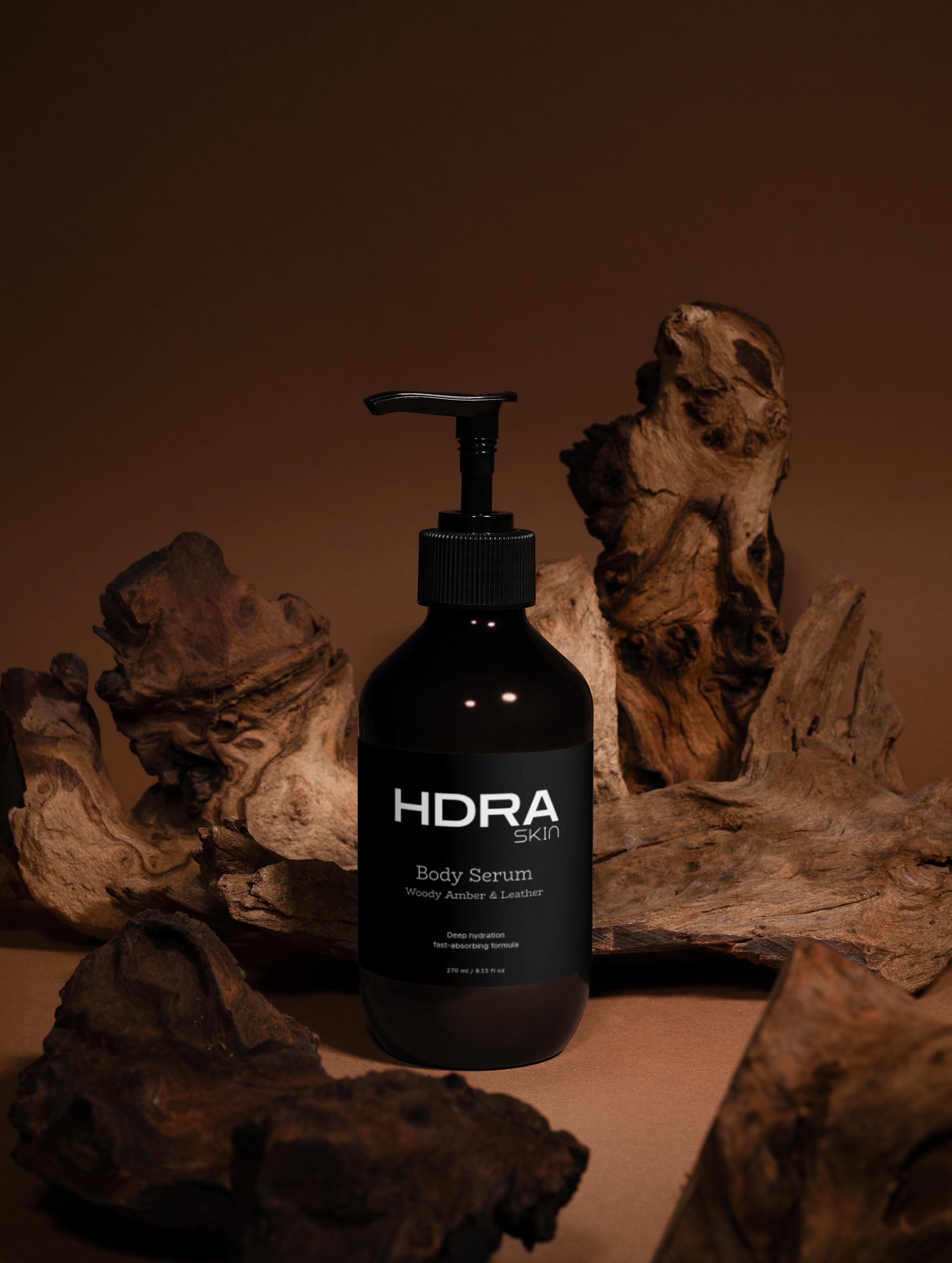 Body Serum, Woody & Amber Notes