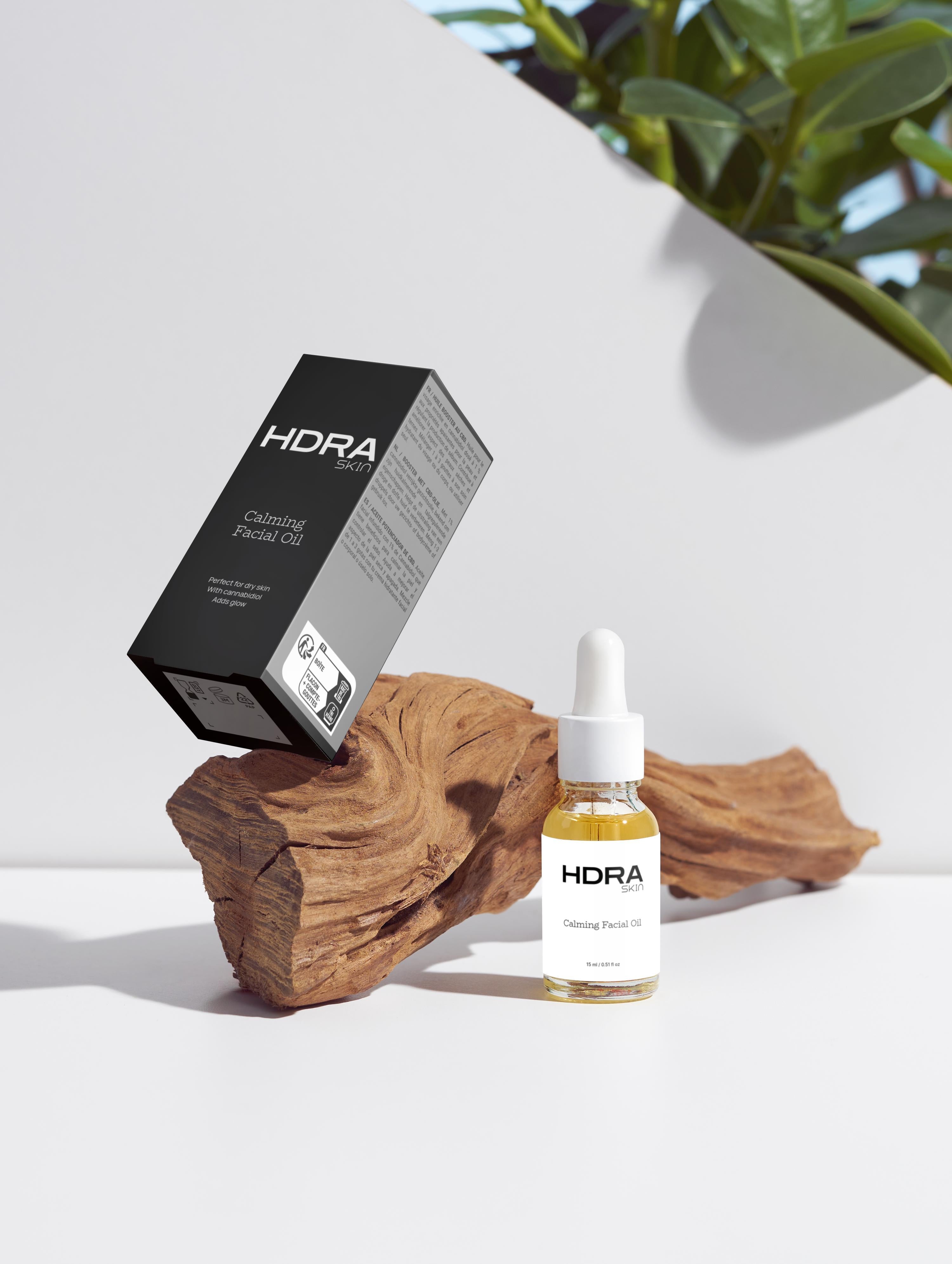 Kojący olejek do twarzy z CBD 1%